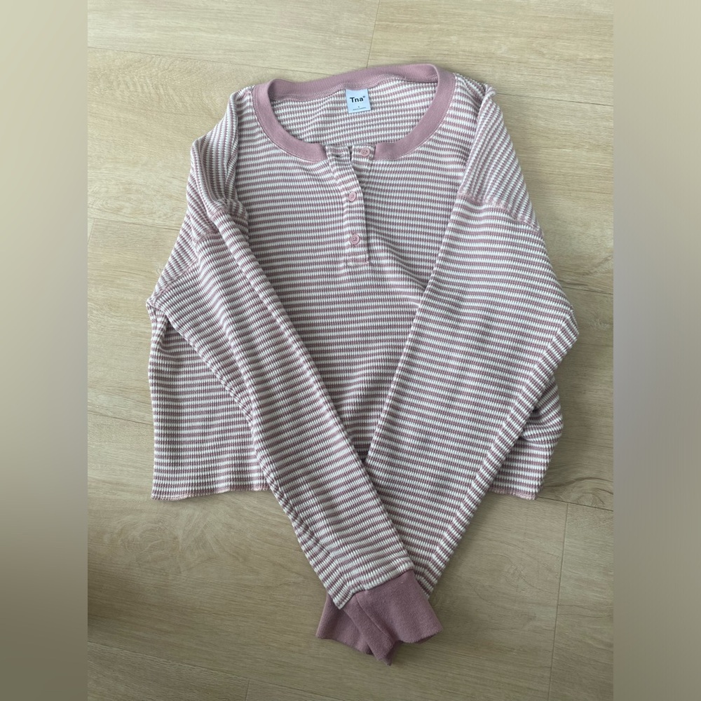 TNA Henley Top Size Large